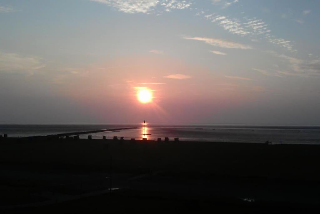 Nordsee Und Natur. Gemuetliche Fewo Mit Deichblick Dorumer Neufeld Dış mekan fotoğraf
